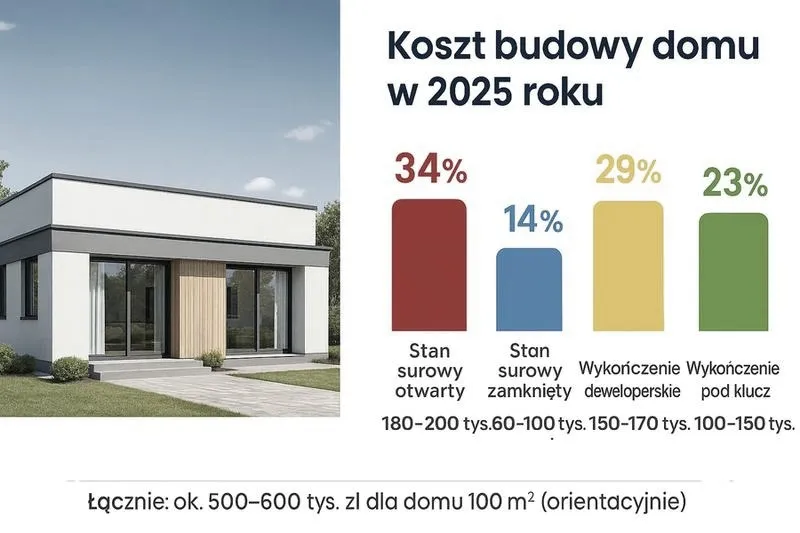 Średni koszt budowy 1m2 domu – jakie czynniki mają największy wpływ?