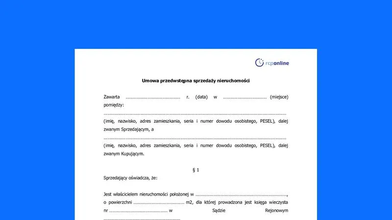 Umowa przedwstępna z deweloperem – na co zwrócić szczególną uwagę?