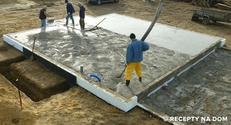 Chudy beton jako fundament