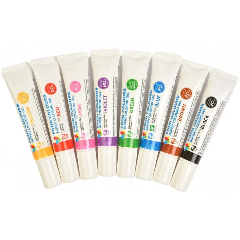 Czarny kolor z barwników spożywczych