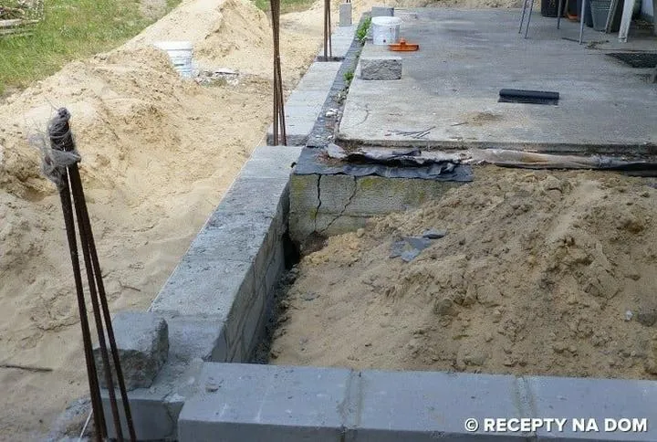 Fundamenty pod taras