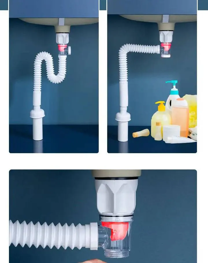 Montaż syfonu do umywalki nablatowej