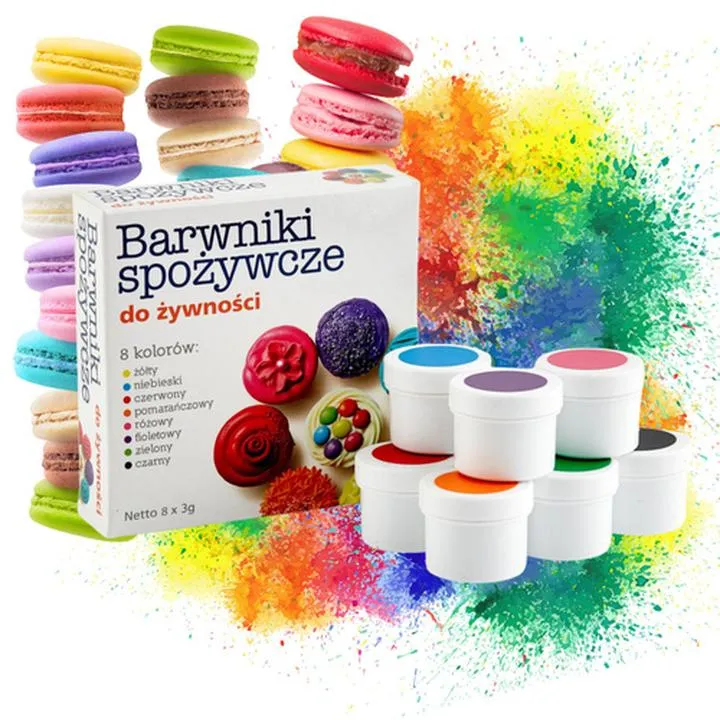 Naturalne składniki do barwienia żywności