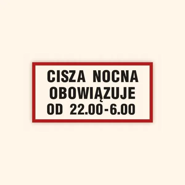 Prawo dotyczące ciszy nocnej