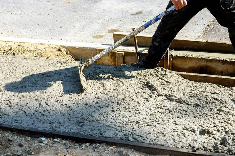 Przygotowanie suchego betonu