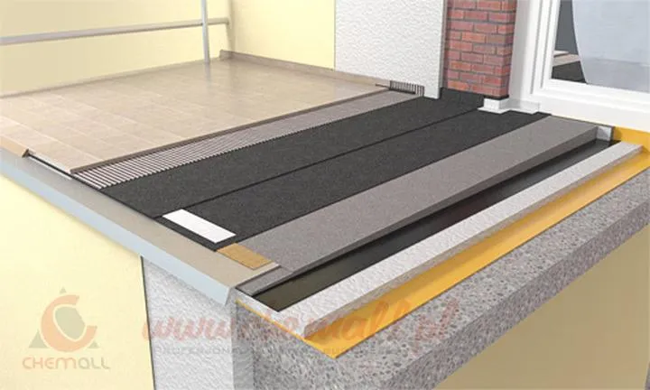 Uszczelnianie tarasu nad garażem